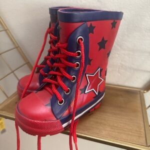 Blade & Rose Red Star Wellingtons  Size 4